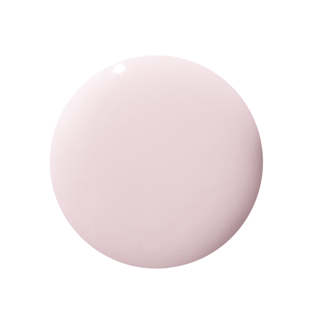 Swatch of Gelato gel polish in a soft, sweet baby pink shade for an easy at home manicure or quick dry mani.