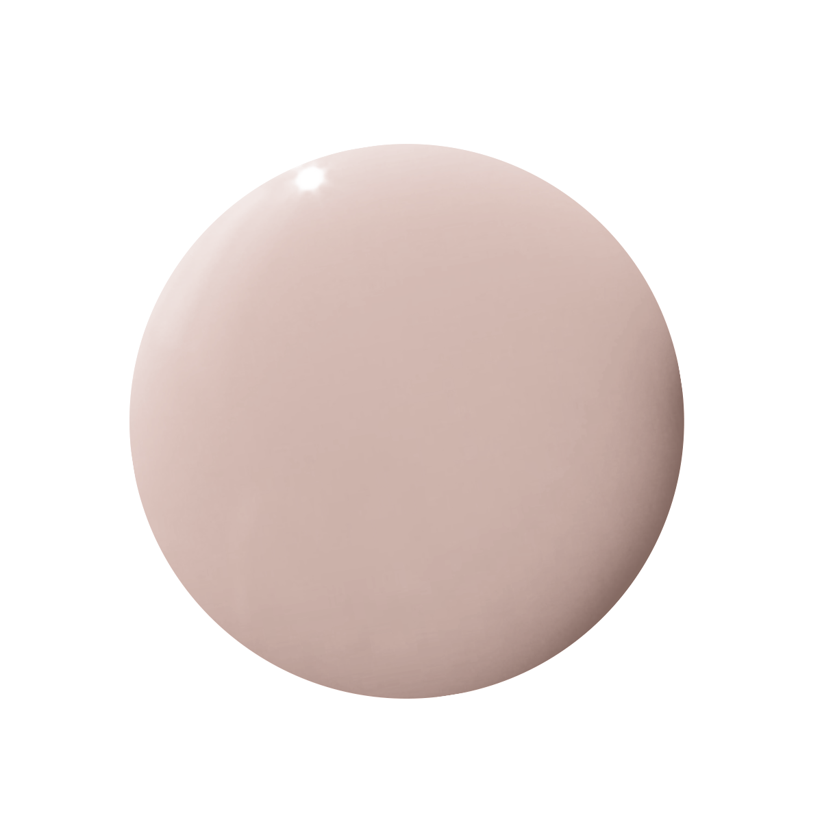 Smooth swatch of Kitten neutral grey beige nail polish perfect for quick dry, long-lasting mani or pedis at home or salon