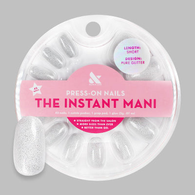 Pure Glitter - Press-On | Short | Round Press-On