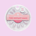 Purple Puka - Press-On | Medium | Almond featuring iridescent lavender medium almond false nails in circular packaging
