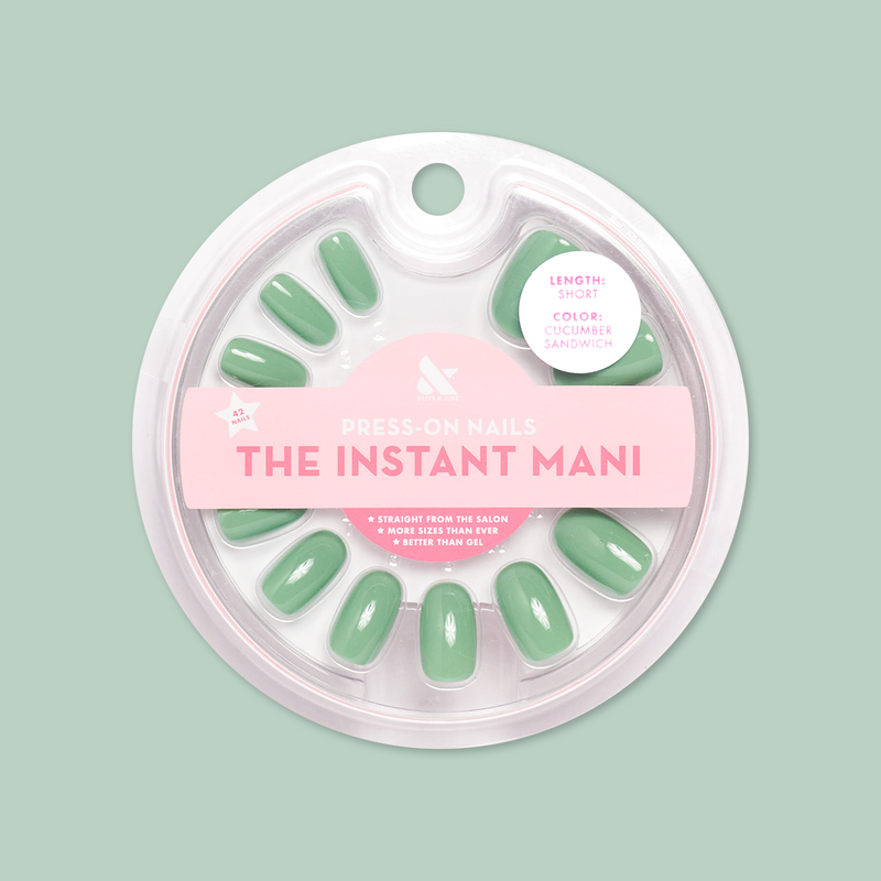 Cucumber Sandwich - Press-On | Short | Round 