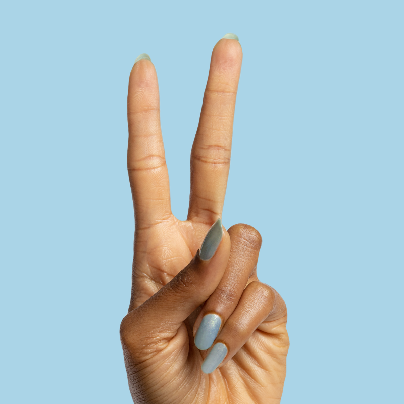 Sequin Everything a  Blues polish Sequin Everything