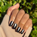 Skeleton Fingers | Short | Round - Tab Press-On thumbnail