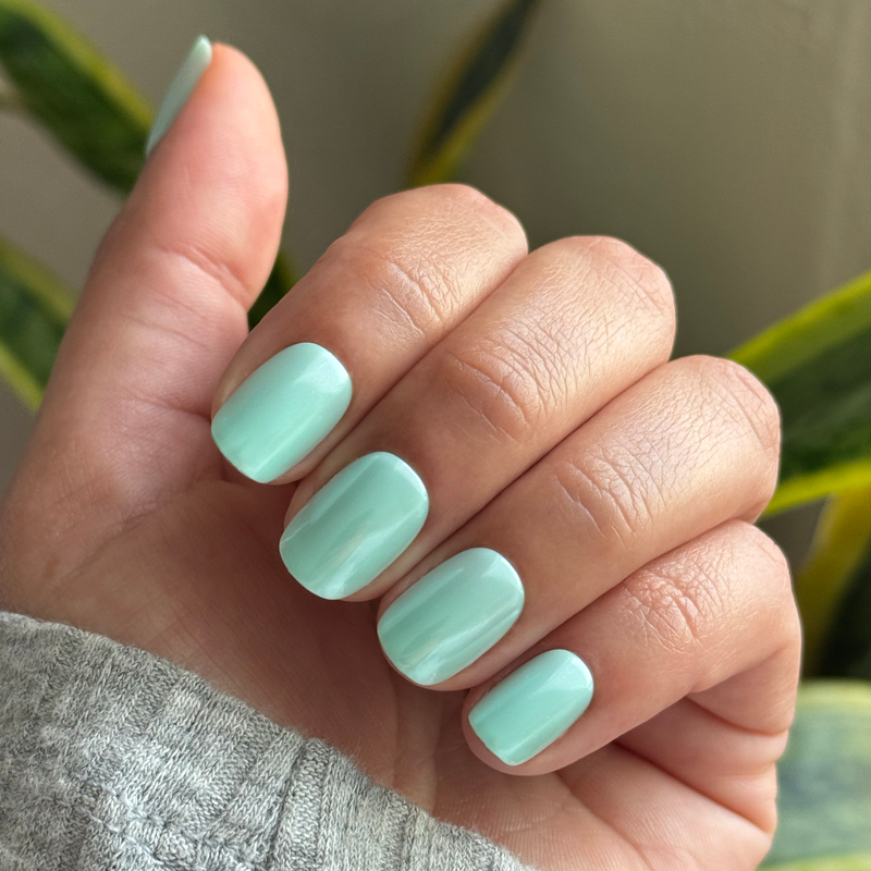 picture of Slam Dunk Chrome - Press-On | Extra Short | Squoval