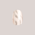 Sparkle Swirl - Tab Press-On | Short | Round single nail