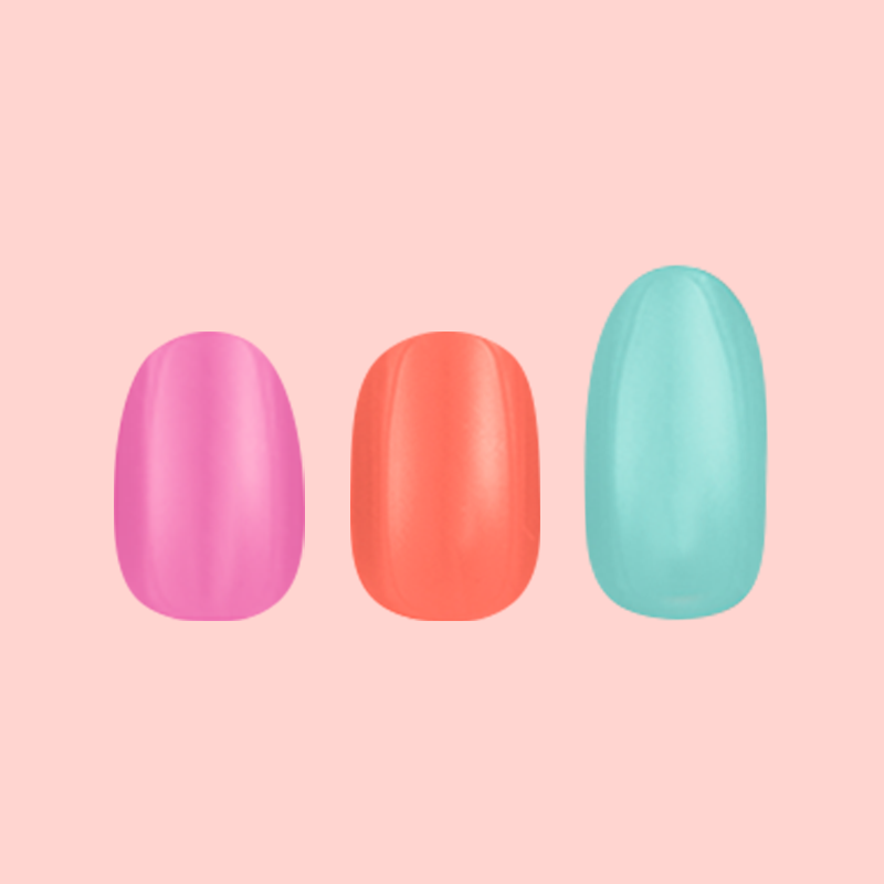 Summer Super Stick Press-On Set