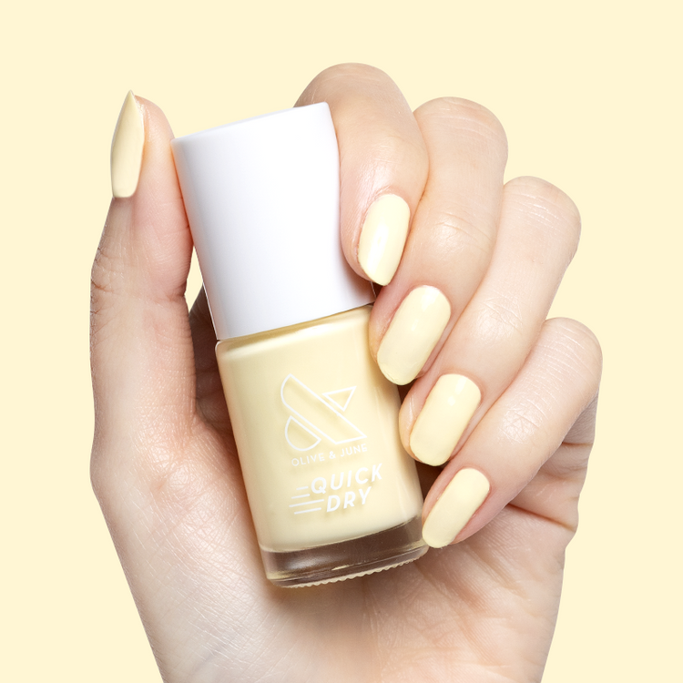 Sunny polish pastel yellow