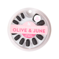 Glossy Tip Black French - Press-On | Short | Round thumbnail