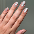 Toffee Heart Velvet - Press-On | Short | Round thumbnail