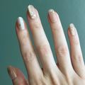 Toffee Heart Velvet - Press-On | Short | Round thumbnail
