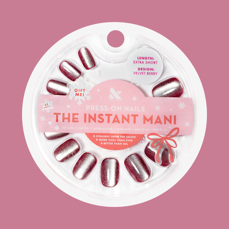 Velvet Berry - Press-On | Extra Short | Squoval 