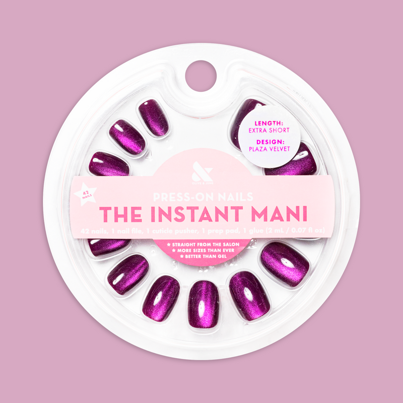 Velvet Plaza - Press-On | Extra Short | Round 