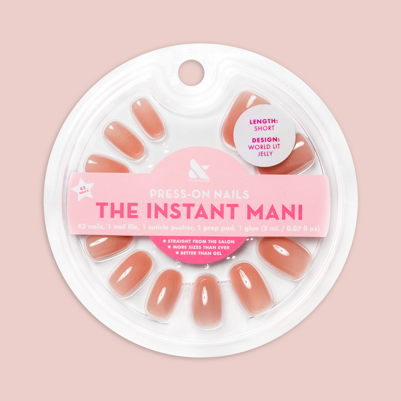 World Lit Jelly - Press-On | Short | Round 