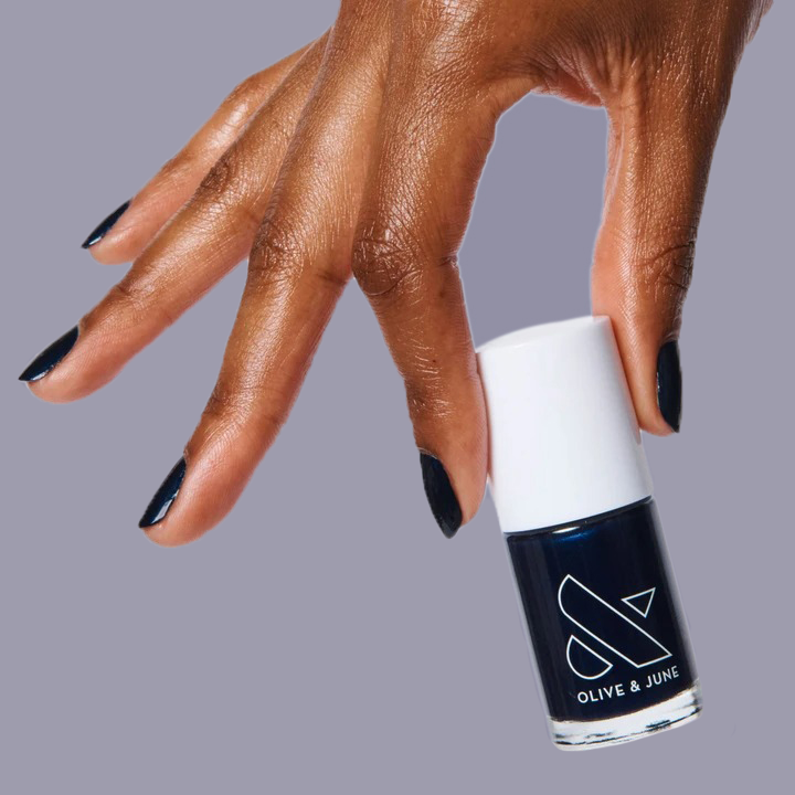 HJ polish shimmering midnight blue