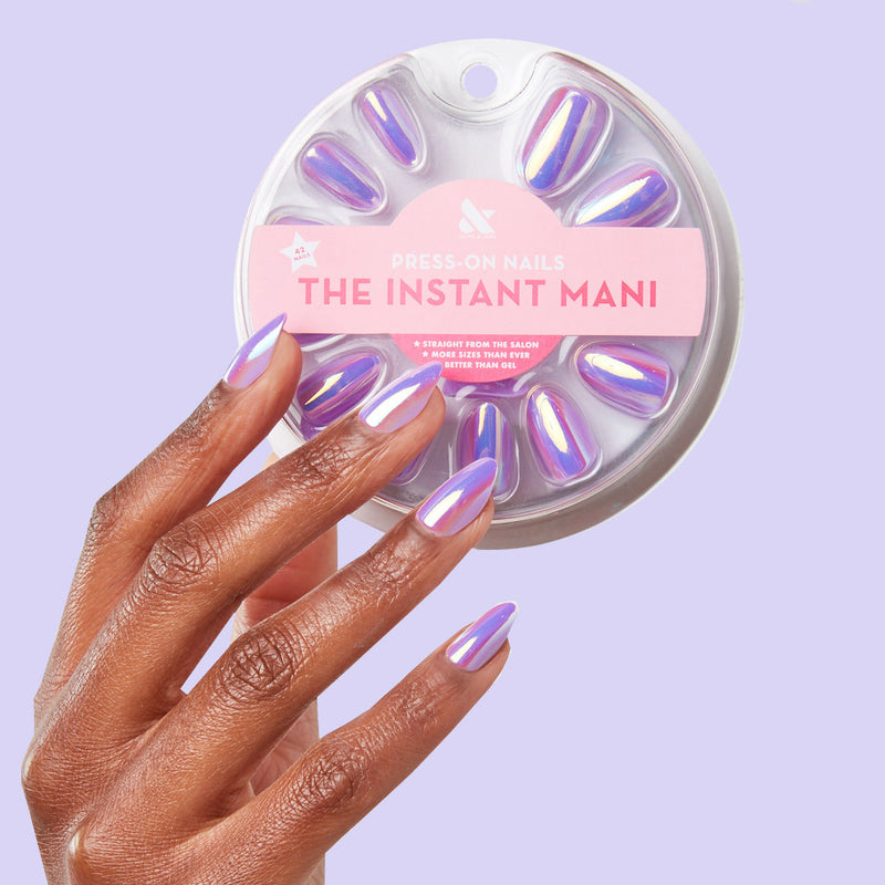 Amethyst Holographic | Oval | Medium 