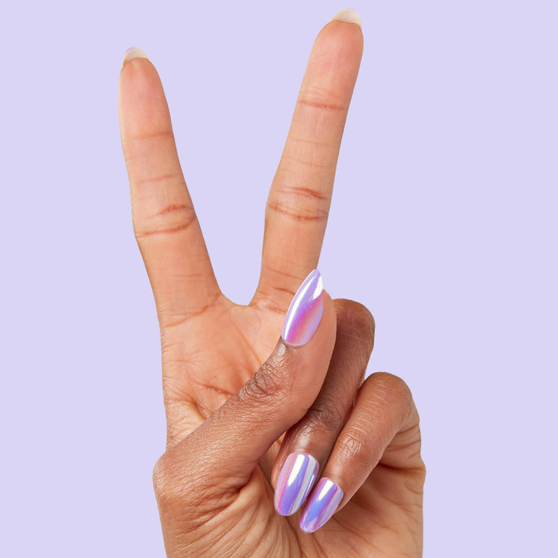 Amethyst Holographic | Oval | Medium second image