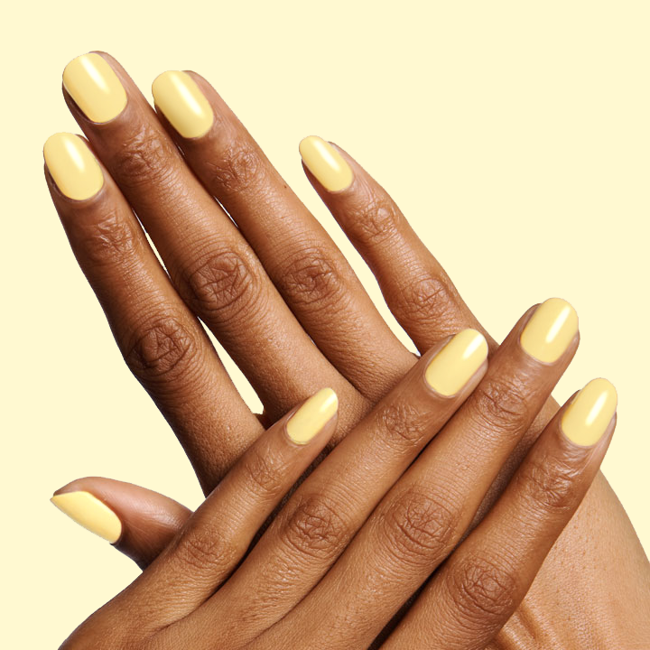 Baby Yellow Velvety Flames – Pamper Nail Gallery