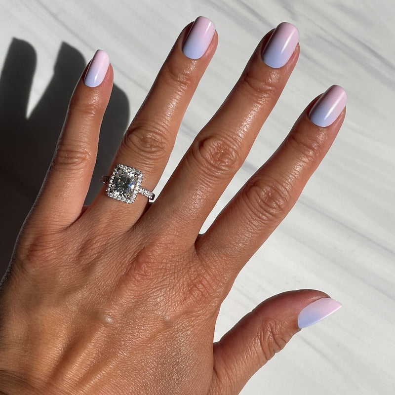 picture of Lavender Dream Gradient | Squoval | Short