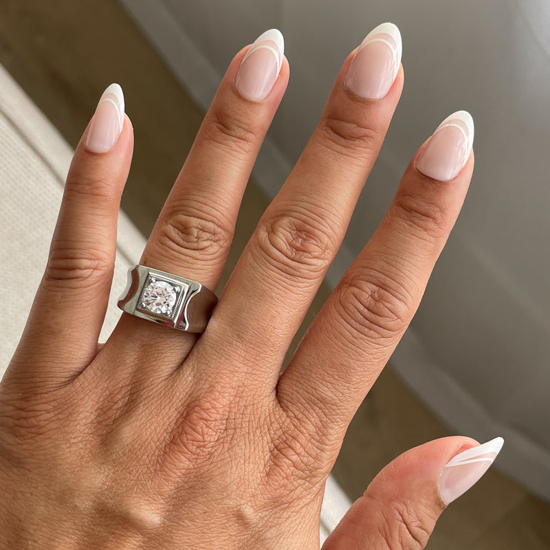 picture of Classic Double French | Almond | Medium