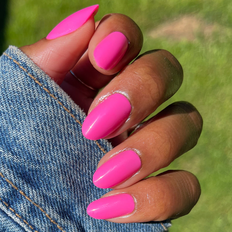 picture of Neon Flamingo | Oval | Medium