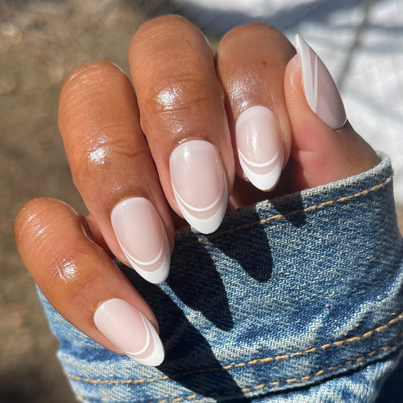 picture of Classic Double French | Almond | Medium