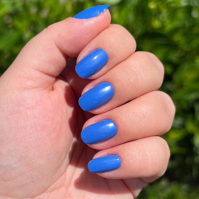 picture of Blue Canoe | Round | Short