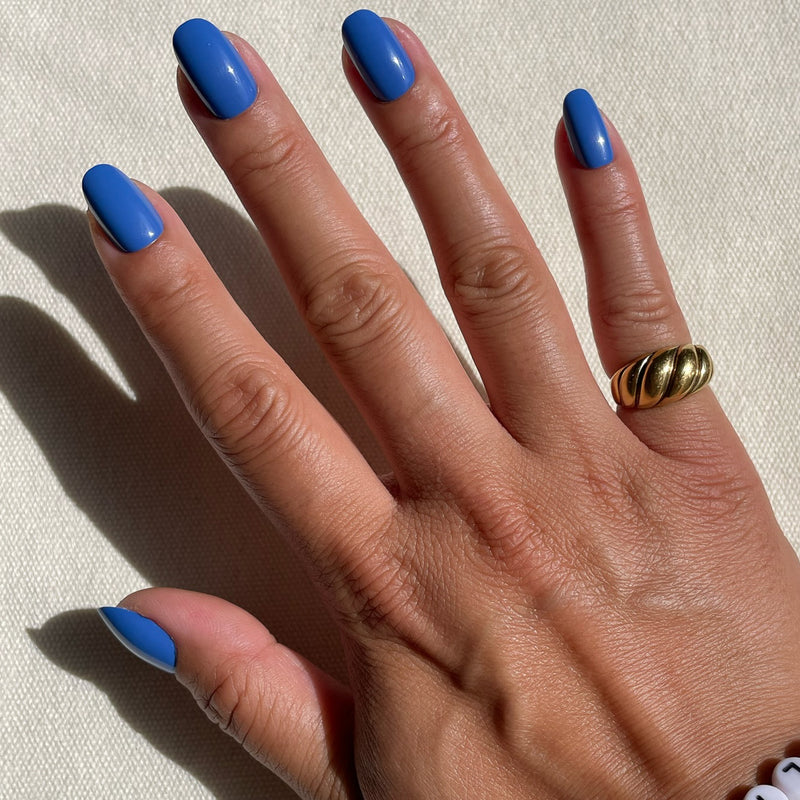 picture of Blue Canoe | Round | Short