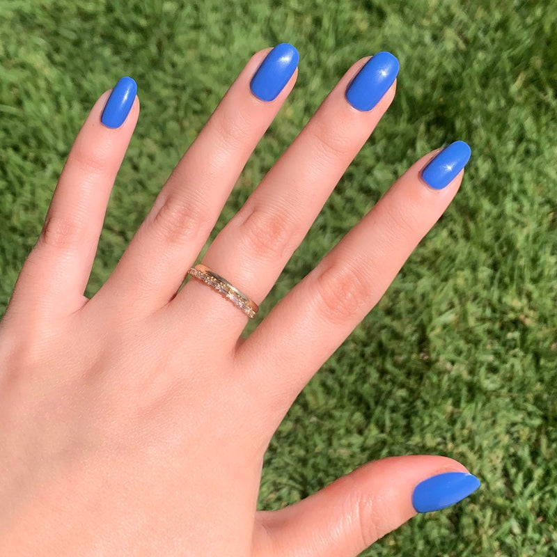 picture of Blue Canoe | Round | Short