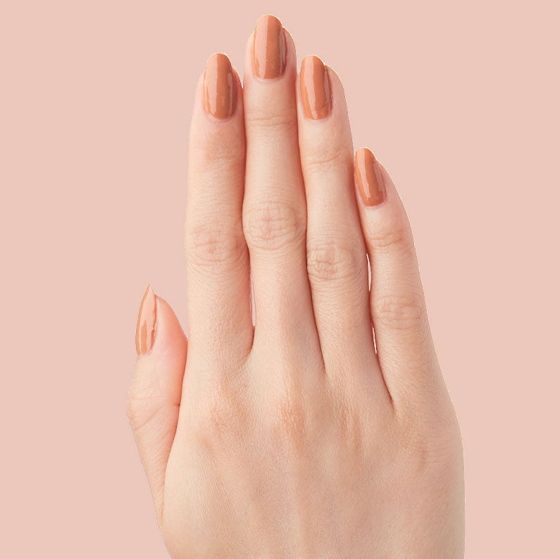Caramel Budino a Opaque Neutrals polish Caramel Budino