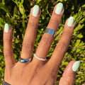 Jade Stone | Round | Short - Press-On thumbnail
