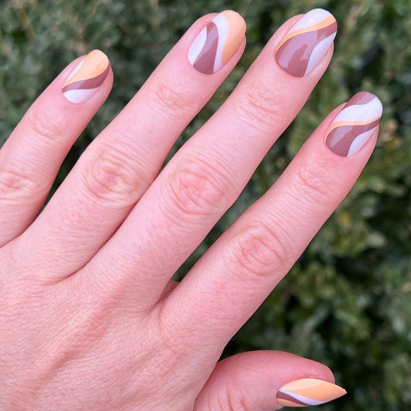 picture of Latte Swirls | Short | Round