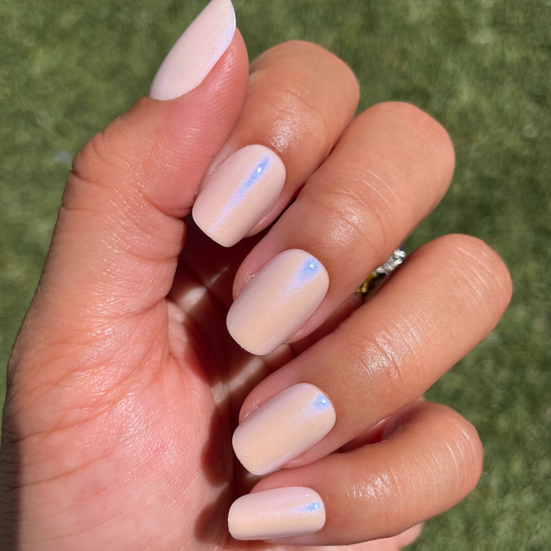 picture of Pink Iridescent | Short | Squoval