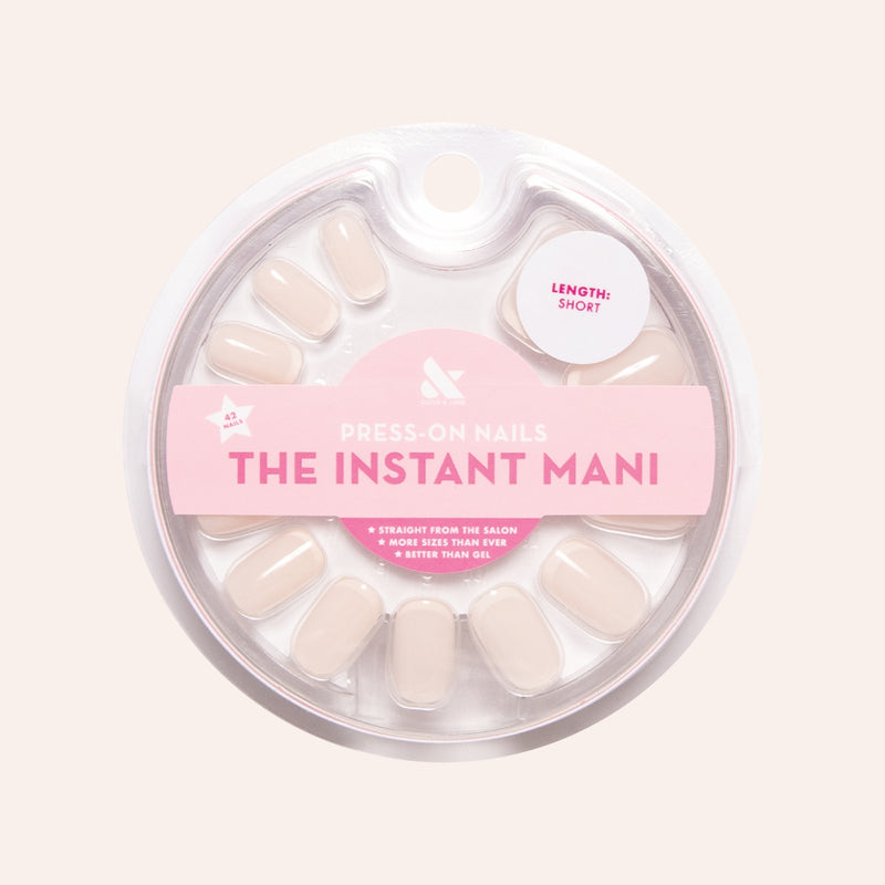 Classic French - Press-On | Short | Squoval 