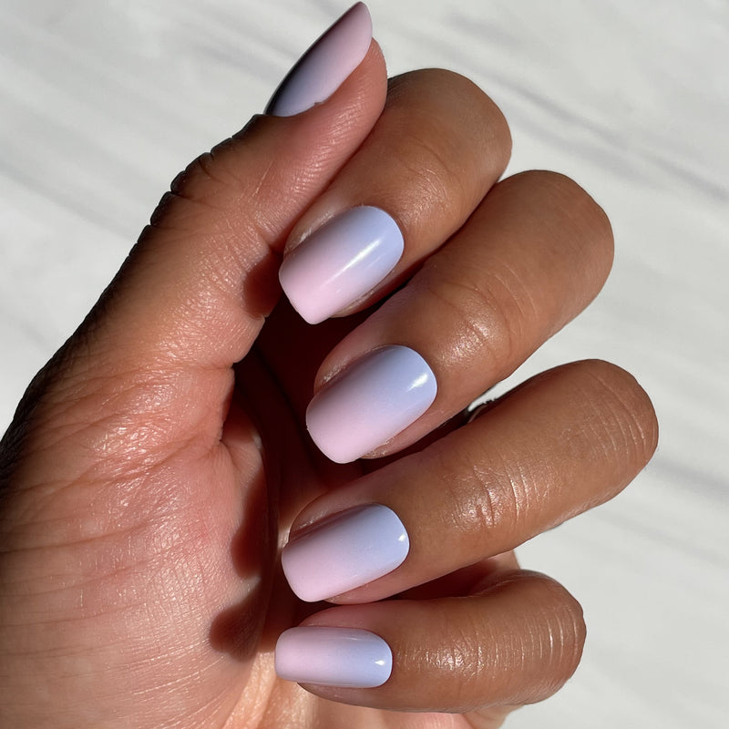 picture of Lavender Dream Gradient | Squoval | Short