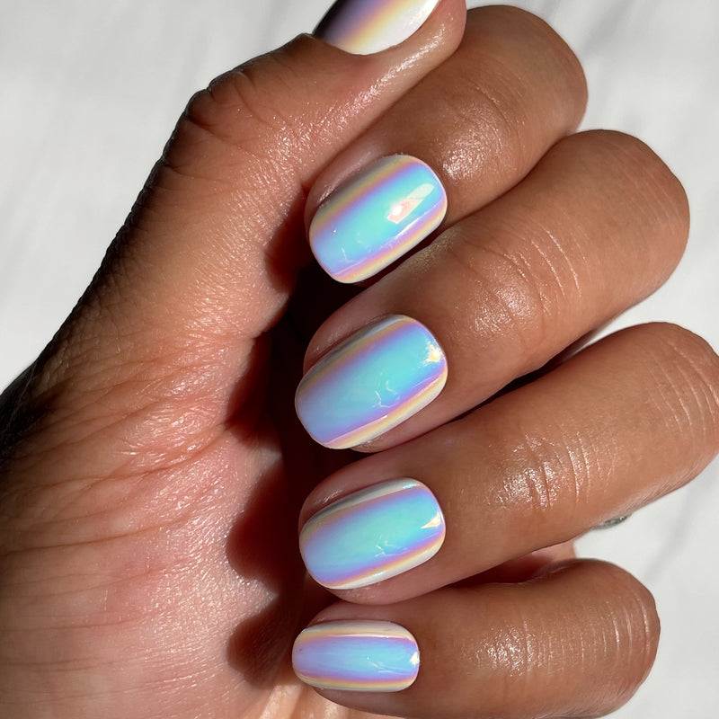 picture of Diamond Holographic | Round | Extra Short