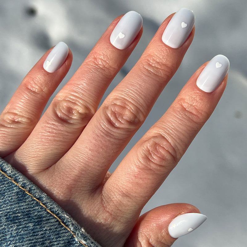 picture of Periwinkle Vampy Heart | Round | Short