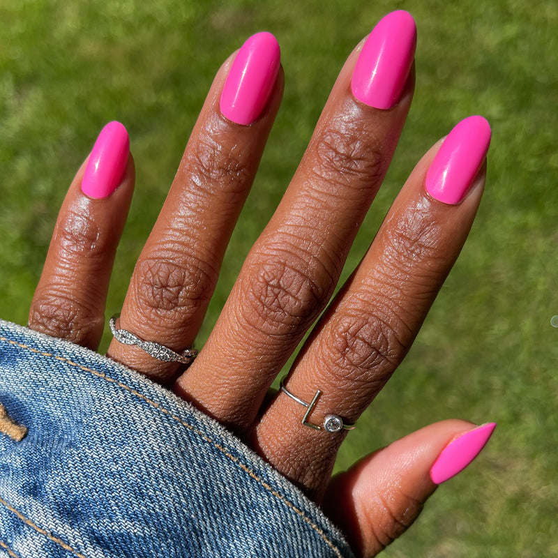 picture of Neon Flamingo | Oval | Medium