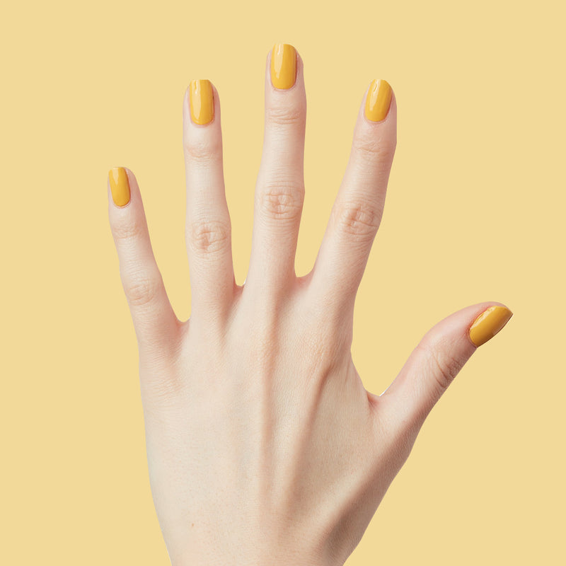 Golden Afternoon a Opaque Yellows polish Golden Afternoon