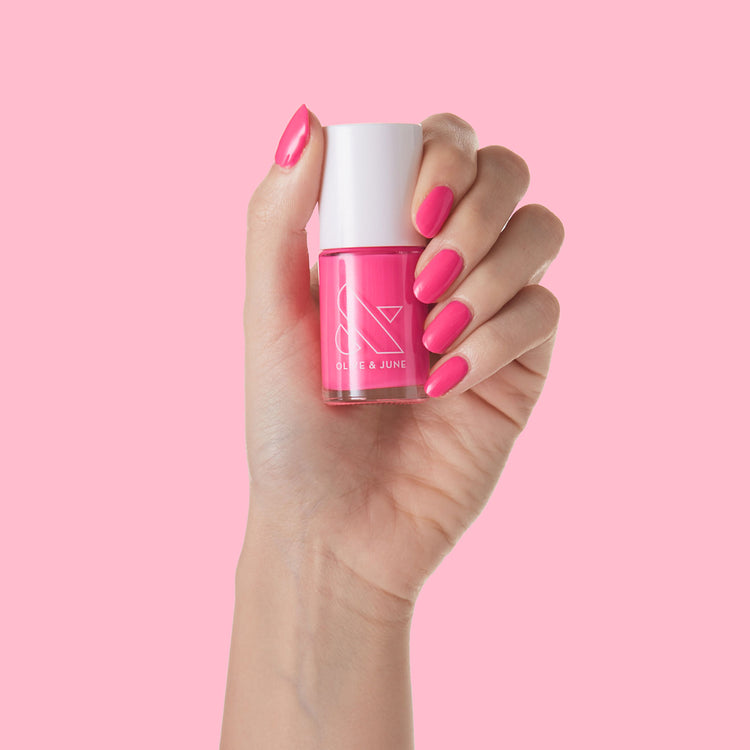 Hot Strawberry polish electric pink