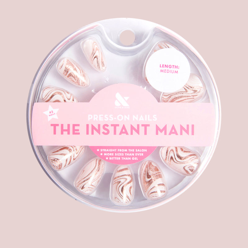 Marble Swirls | Almond | Medium 