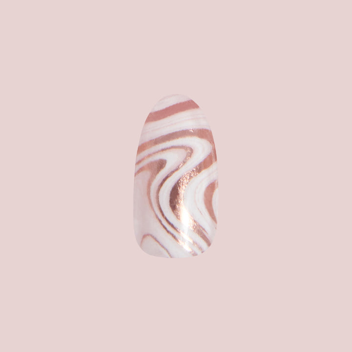 Marble Swirls | Almond | Medium second image