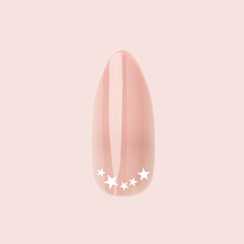 Star Halfmoon - Press-On | Long | Almond second image