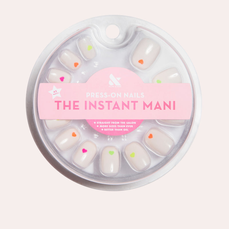 Neon Hearts | Round | Extra Short 