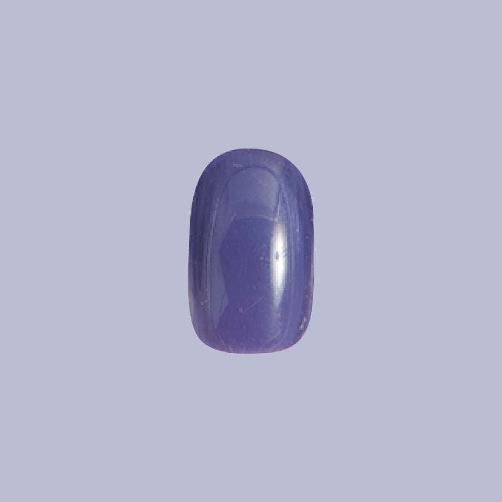 OMG | Round | Extra Short deep indigo press-on false nail in a round extra short shape for easy at-home manicure
