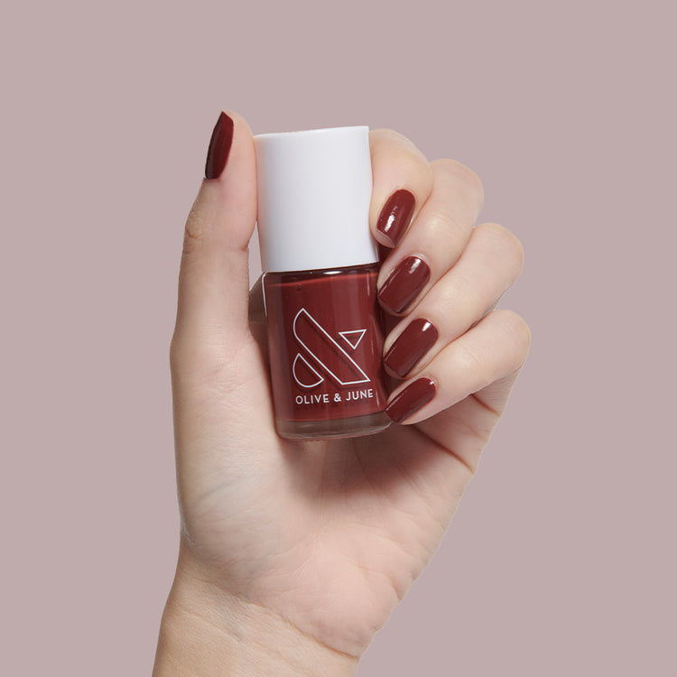 Team Spirit polish deep maroon