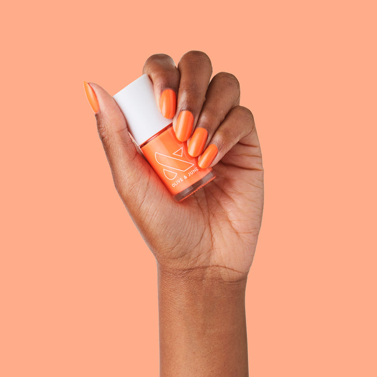 Orange Wedge polish vivid orange