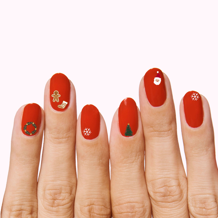 Christmas best sale sticker nails