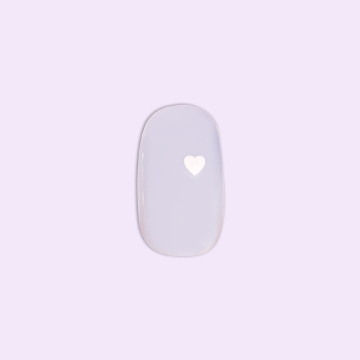 Periwinkle Vampy Heart | Round | Short second image
