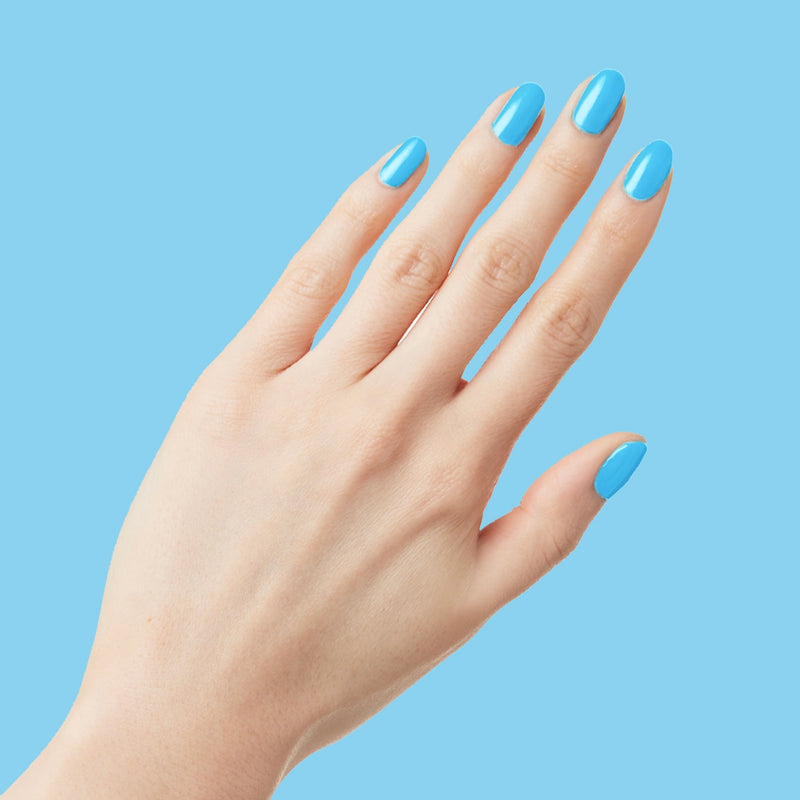 Megababe Blue a Opaque Blues polish Megababe Blue