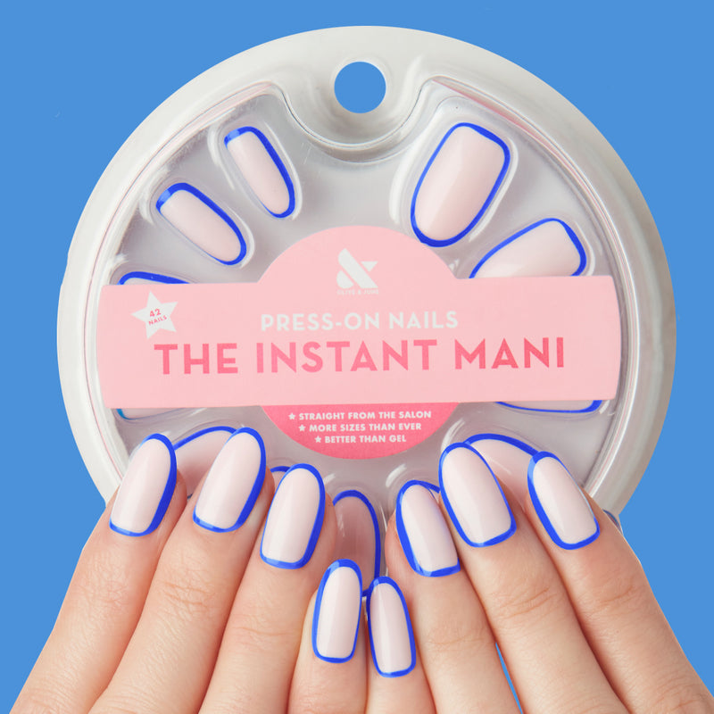 Blue Outline | Medium | Oval 